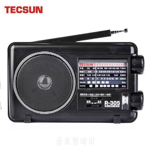 New Tecsun R-305 Full Band Radio Digital FM SW Stereo Radio Receiver Louder speaker Music Player Portable Radio