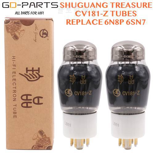 Shuguang Treasure CV181-Z CV181 Vacuum Tube Replace 6SN7GT 6SN7 WE6SN7 6N8P Vintage Hifi Audio TUBE AMP DIY Factory Matched Pair