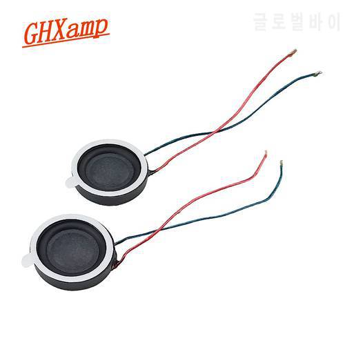 GHXAMP 20mm Mini Speaker 4Ohm 2W Multimedia Internal Magnetic Speaker Unit Cmposite Film Repair Small Audio Parts 630Hz-20KHz