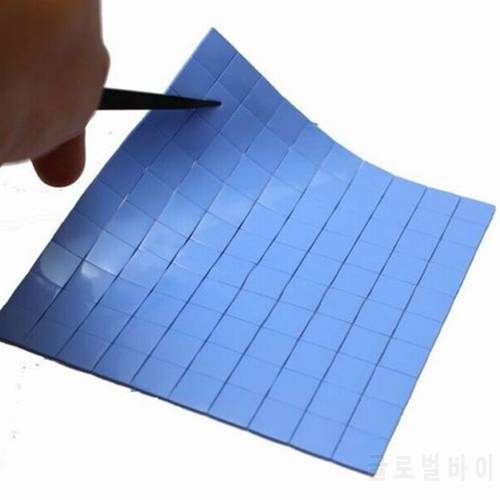 Thermal Pad GPU CPU Heatsink Cooling Conductive Silicone Pad 10mm*10mm*1mm Size for Laptop