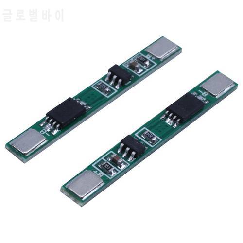 10 pcs 1S 3.7V 4A li-ion BMS PCM 18650 Battery Protection Board PCB for 18650 lithium ion li Battery Double MOS