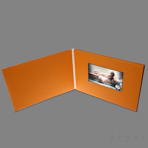 customizable 7inch Screen Video Greeting Cards Fashion Design Video Advertising Cards