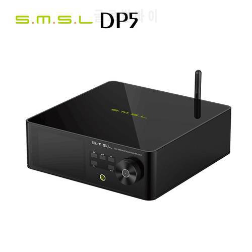 SMSL DP5 ES9038Pro MQA Full Decoding Network Music Player Streaming Playback DSD256 Banlanced Headphone AMP Bluetooth Player