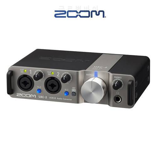 High performance ZOOM UAC-2 USB 3.0 Audio interface sound card for webcasting,podcasting,gaming and other live streaming