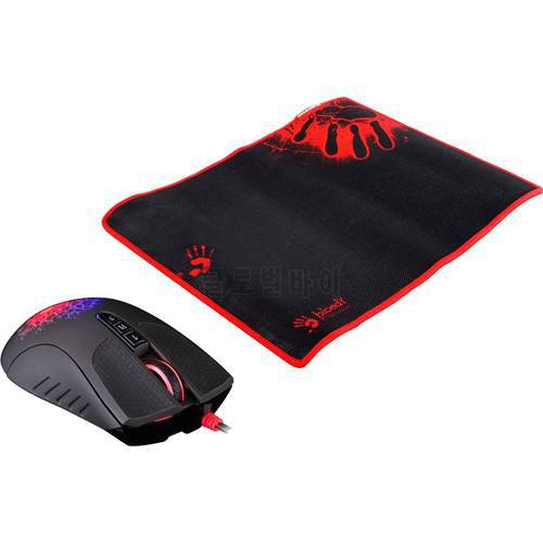 Bloody A9081 Player Mouse + Mouse Pad (Bloody A90 M.Core Player Mouse + Bloody 081 Mouse Pad)