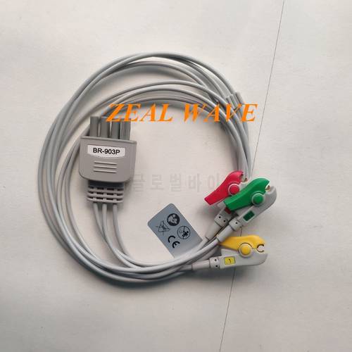 Japan Photoelectric Telemetry ECG Lead Wire BR-903P Photoelectric Telemetry Box Line Photoelectric BR903P