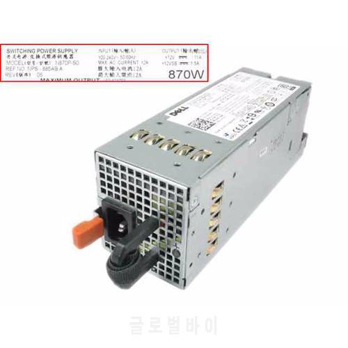 PowerEdge R710 N870P-S0 NPS-885AB A 0YFG1C Server Power Supply 870W