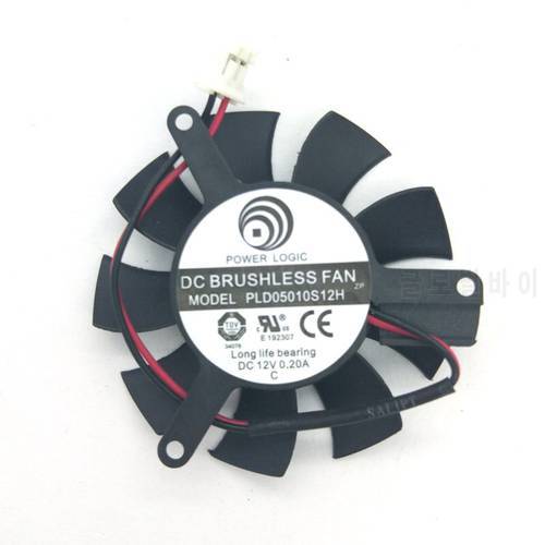 Original PLD05010S12H DC12V 0.20A Diameter 47MM Pitch 39MM for Graphics card cooling fan
