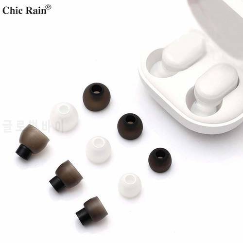 Ear pads For xiaomi Airdots Bluetooth Earphone Covers Ear caps Cushion Silicone Tips Ear buds Eartips For Earphones Accessories