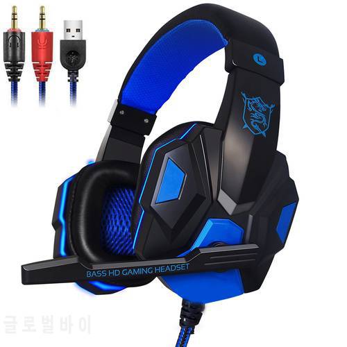 Wired Gaming Headset PC Music Stereo Earphones Headphones with Microphone for PS4 computer Gamer headphone 3.5mm