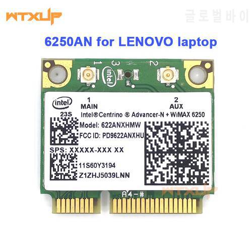Wireless Network Card 622ANXHMW 6250AN 300Mbps WiFi Adapter for Lenovo/Thinkpad T420 T430 X200 Intel Advanced-N 6250 FRU 60Y3195