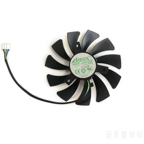DIY 85MM GA91S2M GPU Cooler For SAPPHIRE RX560 RX550 2G D5 PowerColor RX 560/550 R7 350/240 Graphics Card Replace HA9010H12F-Z
