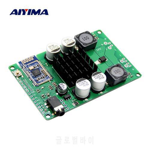 AIYIMA 100W Bluetooth 5.0 TPA3116 Power Amplifier Audio Board Amplificador AUX Mono Speaker Amp Support Serial Port Rename TWS
