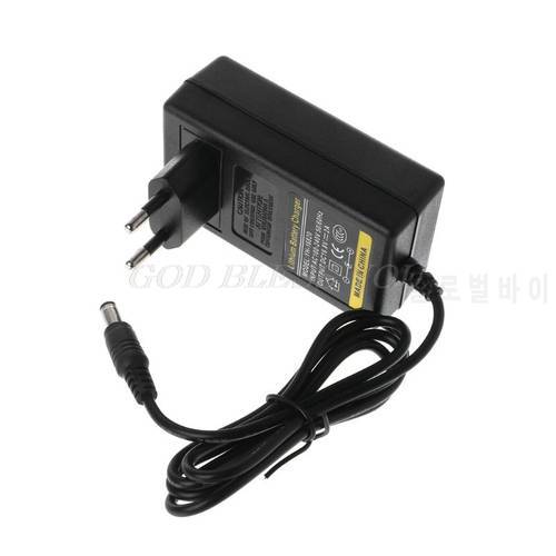 1PC Battery Charger 16.8V DC 2A Intelligent Lithium Power Adapter EU US Plug Shipping
