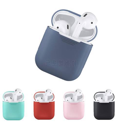 2022 New Silicone Bluetooth Wireless Earphone Case For Apple Air Pods 2 1 Protective Cover Skin Accessories Charging Box
