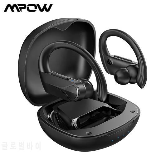 Mpow Flame Solo In Ear Wireless Earphones Bluetooth 5.0 IPX7 Waterproof Running Sports Earbuds with ENC Noise Cancellation Mic