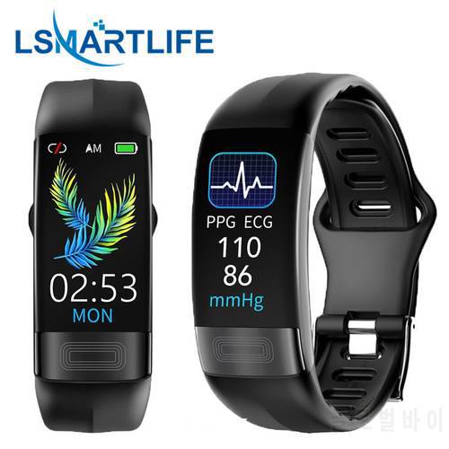 Smartband P11 Plus ECG Smart Band Watch Heart Rate Monitor PPG Bracelet Blood Pressure Waterproof Wristband