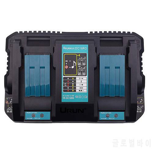 Yakee For Makita Tool Battery Charger 14.4V 18V 3A For BL1830 Bl1430 DC18RC DC18RA Li-Ion US EU Plug