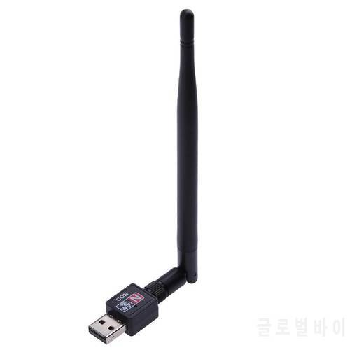 600Mbps USB 2.0 Wifi Router Wireless Adapter Wi Fi Internet Network LAN Card with 5dBI Antenna for Laptop Notebook Computer PC