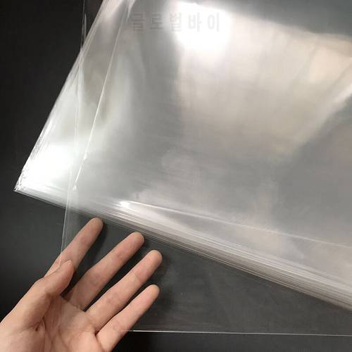 50PCS OPP Gel Recording Protective Sleeve Self Adhesive Bag Protective Bag for Turntable Lp vinyl Records 12