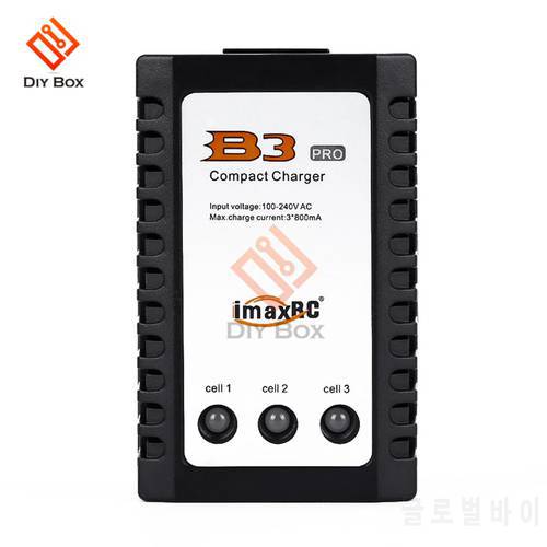 BMS 2S 3S Battery Charger For iMaxRC iMax B3 Pro Compact Lipo Battery Balance AC 110-240V Power Bank Charging For RC Helicopter