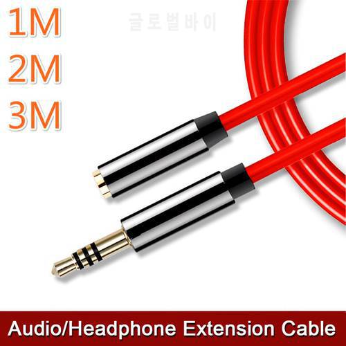 1M 2M 3M Audio Cable 3.5mm Stereo Audio Cable Aux Extension Aux Jack To 3.5mm Audio Adapter Converter For Headphone Phone