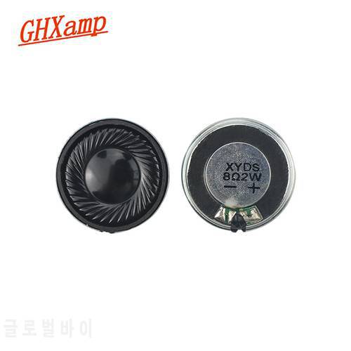 GHXAMP 28mm Full Range Speaker 8ohm 2W Ultra-thin Portable Loudspeaker For Multimedia Audio DVD Tablet Car Recorders 2PCS