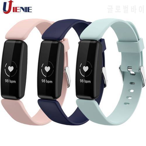 For Fitbit inspire 2 Band Silicone Watchband Strap Metal Buckle Bracelet Sport Wristband for Fitbit Inspire 2 Accessories
