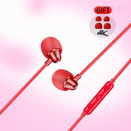 3.5mm/TYPE-C Wired In-Ear Earphones With Mic Earpiece Comforted Earbud Volume Control HIFI Stereo Sport Headset For Sleep
