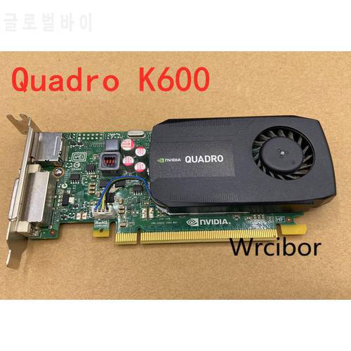 Original NVIDIA Quadro K600 1GB DDR3 SDRAM PCI Express x16 Graphics adapter