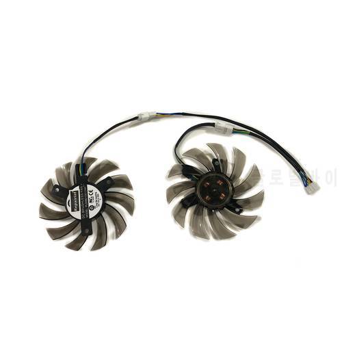 2pcs/set 8010 75mm PLD08010S12HH VGA gpu Cooler Fan For MSI GTX 460 560 570 580 R6870 R6950 Twin Frozr II Video Cards Cooling