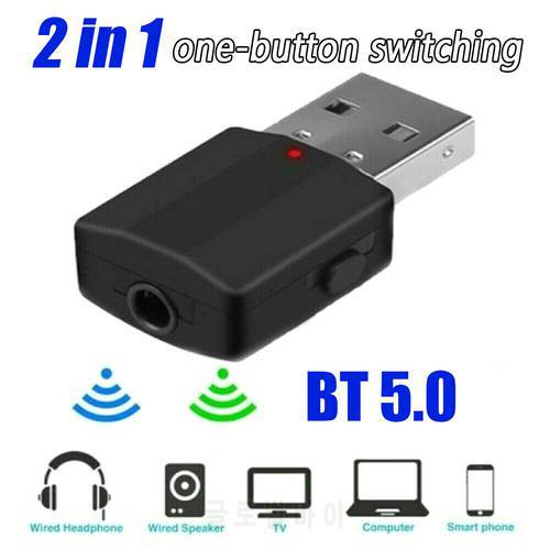 Audio Receiver Transmitter Wireless Bluetooth-compatible 5.0 Audio Receiver 3.5mm Jack RCA Adapter for TV PC Headphone Tablet