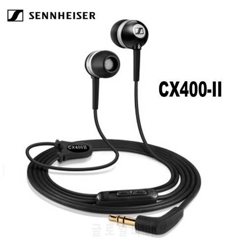 Sennheiser CX400II 3.5mm Wired Stereo Earphones Bass Headset Sport Earbuds Precision HIFI Headphone for iPhone/Samsung/XiaoMi