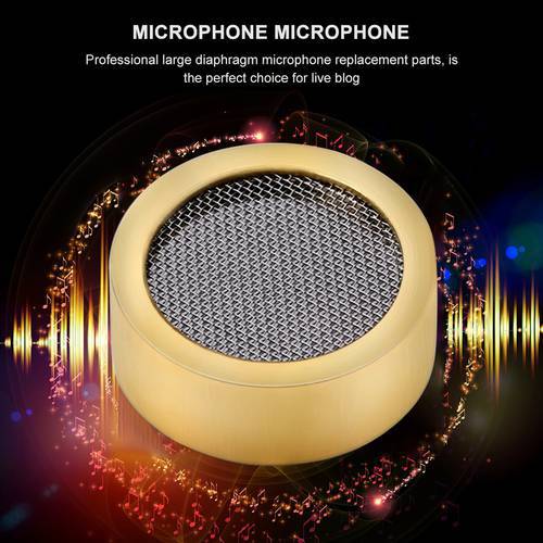 2pcs 25mm Microphone Diaphragm Cartridge Core Capsule Large Diaphragm Cartridge Core Capsule for Studio Record Condenser Mic