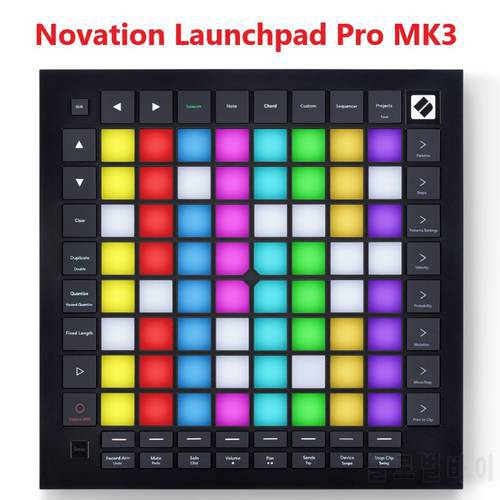 Novation Launchpad Pro MK3 DJ pad beginner grid controller 64 Super-sensitive RGB Pads for DJ stage performance making music
