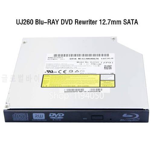 Laptop Internal Blu-ray Burner 12.7mm Tray Loading SATA Optical Drive, for UJ260 Matshita BD-MLT UJ-260, Dual Layer 6X 3D BD-RE