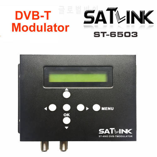 HD to dvb-t Original Satlink ST-6503 DVB-T Modulator H.264 encoding DVB-T modulator DVB-T AV Router HD Digital RF Modulator