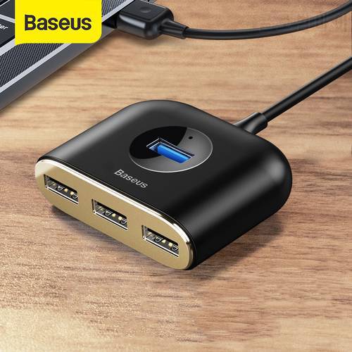 Baseus USB HUB USB 3.0 HUB Type C HUB to USB 3.0 for MacBook Pro Air 2020 USB 2.0 HUB LED USB Splitter for Huawei Notebook HUB