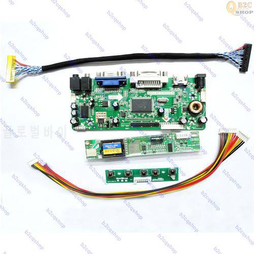 NT68676 LCD Screen Controller Board Kit for LTN170WX-L08 1440X900 LTN170WX L08 HDMI-compatible+DVI+VGA+Audio