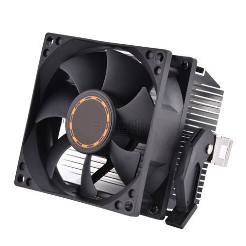 Computer CPU Cooling Cooler Quiet Fan Heat Sink for AMD Athlon 64 5200 Black 80 * 80 * 25mm Cooling Fan