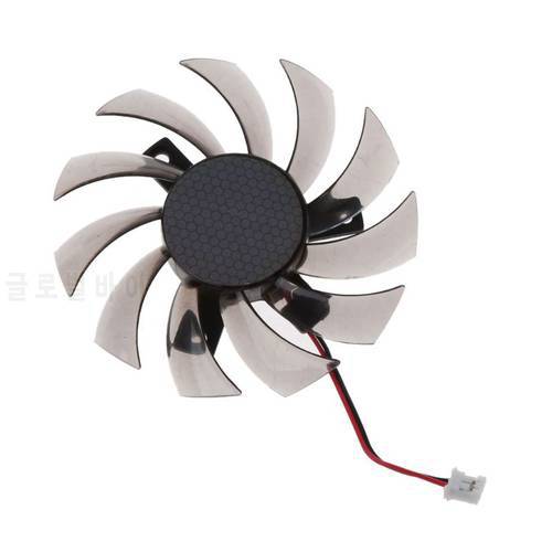 75MM PLD08010S12H 2Pin Cooler Fan Graphics Card Cooling Fan for GTX 460 GTX560Ti L4MD