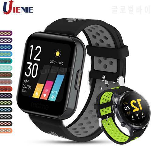 Silicone Watch Band for Realme Watch S Strap Bracelet Sport Replacement Watchband for Realme Watch Wristband correa