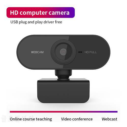 Webcam 1080P Full HD Web Camera With With Microphone USB Plug And Play Video Call Web Cam For PC Computer Desktop Gamer Webcast