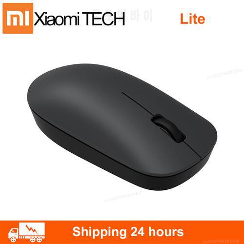 Original Xiaomi mouse lite 2.4GHz Ultrathin Wireless mouse 1000DPI Ergonomic Optical Mice Gaming Mouses For Laptop Windows 10
