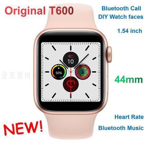 2022 IWO 13 Series 5 Smart Watch T600 Smartwatch Heart Rate Bluetooth Music Player for IOS Android Phone PK W34 X6 Clocks Hours