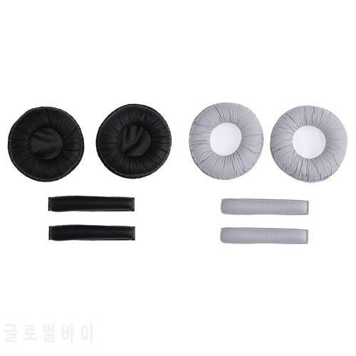 1 Pair Audio Video Headphone Accessories Replacement Ear Pads Soft Faux Leather For Sennheiser PX100 PX200 PX80 Headphones