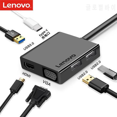 Lenovo USB C HUB Type C to Multi USB3.0 HUB HDMI Adapter Dock For Microsoft Surface Pro 8 7 7+ X Go 3 2 Book USB-C Splitter Port