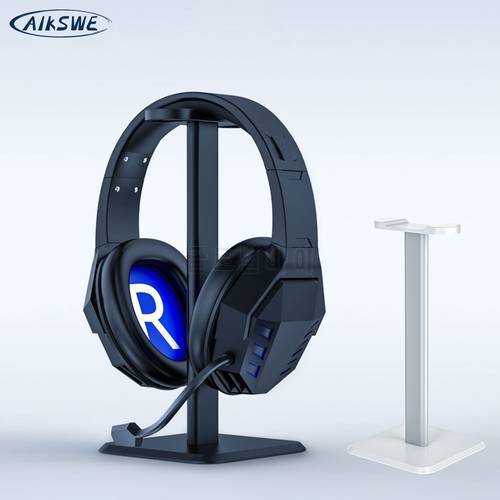 AIKSWE Headphones Stand Stable Headset Holder Aluminum Supporting Bar ABS Anti-Slip Base Earphone Holder For All Size Headphones