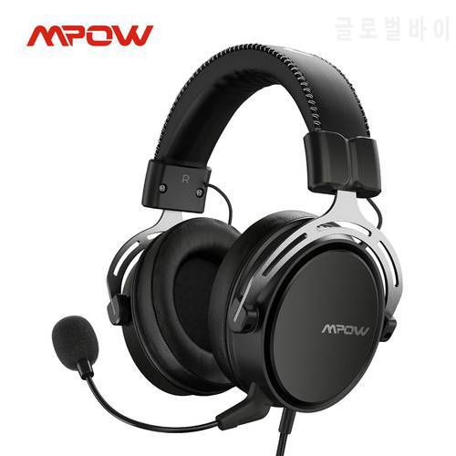 Mpow/Soulsens Air SE PS4 Gaming Headset 3D Surround Sound Wired Headphones with Noise Cancelling Mic for PS4 PS5 Xbox One Switch