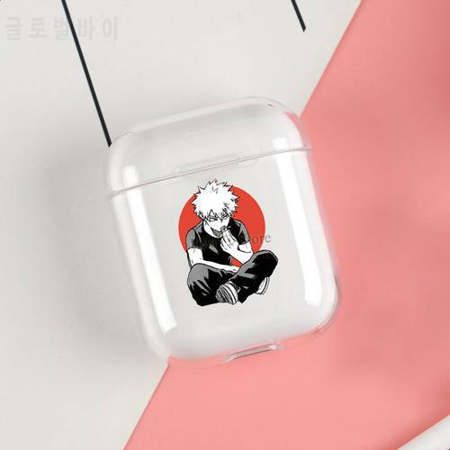 Bakugo My Hero Academia Clear Cases For Apple Airpods 3 2 1 Earphone Bluetooth Wireless Cover For Airpods Pro Coque
